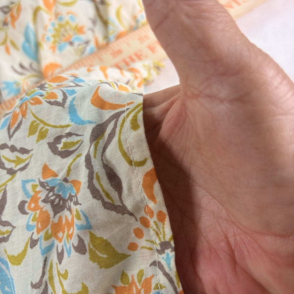 Anthropologie LEA Cotton Puff Sleeve Midi Maxi Dress Boho Peasant Cottagecore 3X - Picture 7 of 10